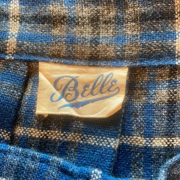 Vintage Girls Pleated plaid skirt - Picture 6 of 9